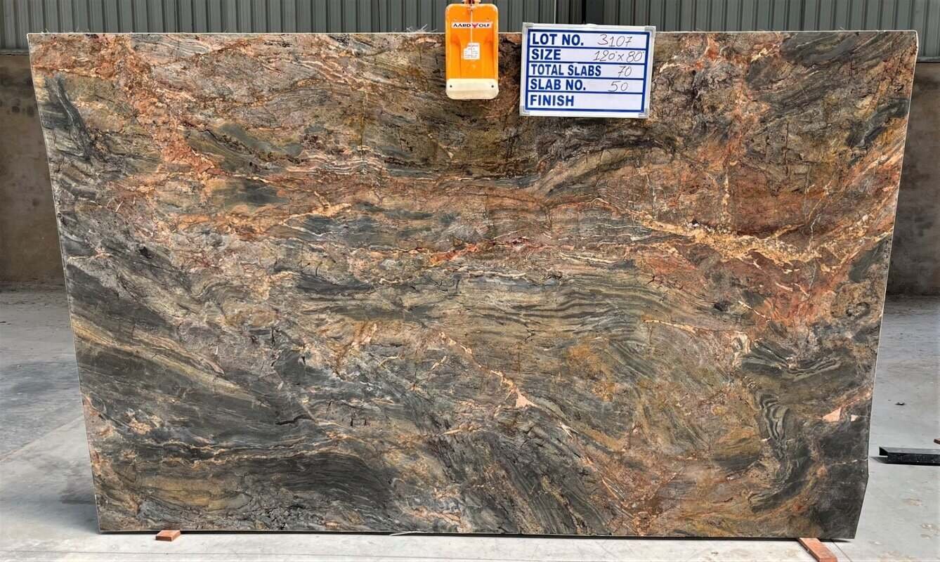 Lava Oro Granite Gangsaw Size Slab 2